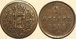 Maximilian II - 1 Heller 1852 - Kingdom of Bavaria