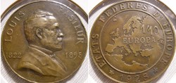 États Fédérés d'Europe - 1/10 d'Europa 1928 - L. Pasteur