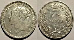 Victoria - Sixpence 1881 Kingdom of Great Britain (ex.2)