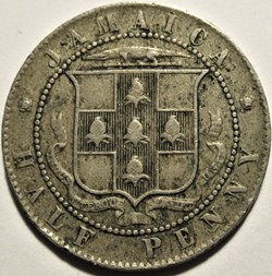 George V - Half Penny 1916 - Jamaica