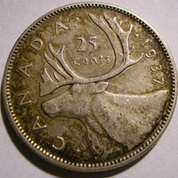 George VI - 25 Cents 1937