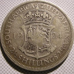 George V - 2½ Shillings 1924 - South Africa