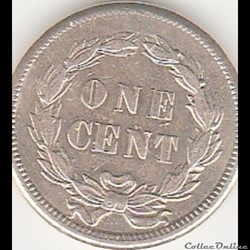1859 One Cent (ex.3)