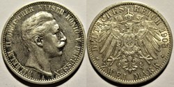 Wilhelm II - 2 Mark 1908 Berlin