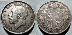 George V - Half Crown 1916 - Great Britain