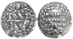Clement XII, Pope - Grosso 1737 in cibos pauperum - Roma, Papal States