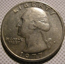 1977 Denver Quarter Dollar