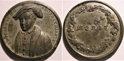 King Edward VI Tudor - Merit Medal by Jean Dassier - 1700's
