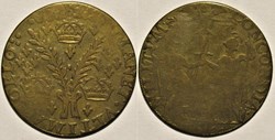 Henri III - c.1580, Jeton - Concordia Militum