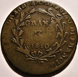 1810 Royaume de Naples, 3 Grana - Joachim Murat - Erreur