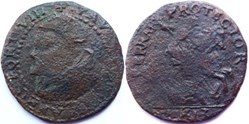 Paul V, Pope - Quattrino 1613 - Ferrara, Papal States