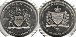 Peterborough City, Anniversary Dollar 1925-1975