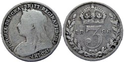 Victoria - 3 pence 1896 Kingdom of Great Britain