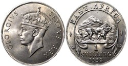 George VI - 1 Shilling 1952 - East Africa