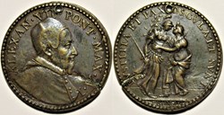 Pope Alexander VII - Medal 1655 Election to the Pontificate - Roma