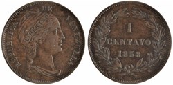 Venezuela - 1 Centavo 1858