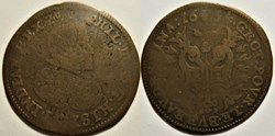 1654 Token of Brabant, Spanish Netherlands - Philip IV of Spain (2 ex.)