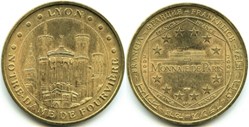 Notre-Dame de Fourvière à Lyon - Jeton Touristique - Monnaie de Paris 2008