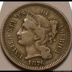 1876 - 3 Cents