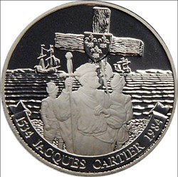 Elizabeth II - 1 Dollar 1984 - Jacques Cartier