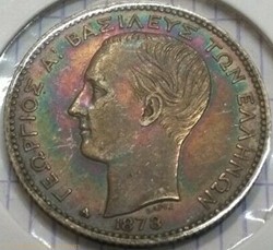 George I of Greece - Drachma 1873 A