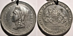 Victoria - 1887 Golden Jubilee Medal, Gloucester - UK