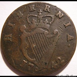 George II - Half Penny 1742 Ireland