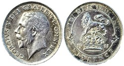George V - 6 Pence 1911 - Great Britain