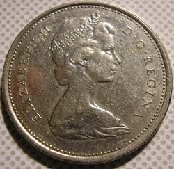 Elizabeth II - 25 Cents 1974