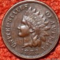 1883 One Cent
