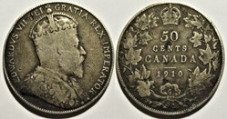 Edward VII - 50 Cents 1910