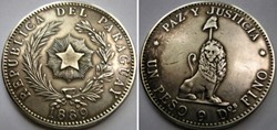 Paraguay - Un Peso 1889