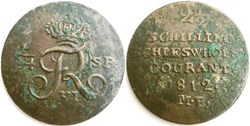 Danish duchy of Schleswig-Holstein, Frederik IX - 2½ Schilling 1812