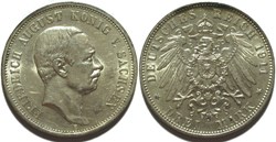 Friedrich August III - 3 Mark 1911 - Kingdom of Saxony