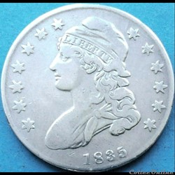 1835 Capped Bust Lettered Edge