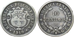 Costa Rica - 10 Céntimos 1910