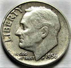 1956 Dime - Filling coin