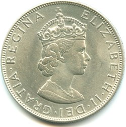 Elizabeth II - One Crown 1964 - Bermuda
