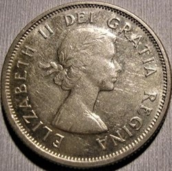 Elizabeth II - 25 Cents 1957