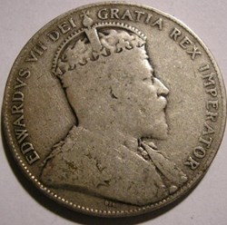 Edward VII - 50 Cents 1909 Newfoundland (ex.2)