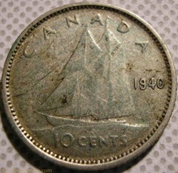 George VI - 10 Cents 1940