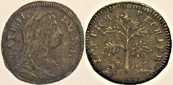 Catherine II of Russia, c.1796 - Rechenpfennig, by J.C. Reich, Nuremberg