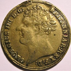 George IV - Double Sovereign 1823 Token - Kingdom of Great Britain (ex.2)