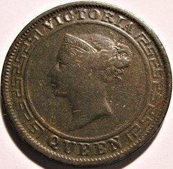 Victoria - One Cent 1870 - Ceylon - Error