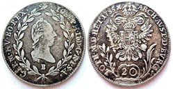 1785 Kremnica 20 Kreuzer - Joseph II of Habsburg-Lorraine