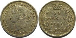 Victoria - 10 Cents 1901