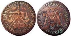 1561 Token of Flanders, Spanish Netherlands - Philip II of Spain
