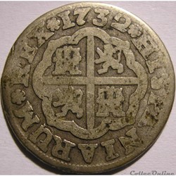 1732 Sevilla - 1 Real - Felipe V de España