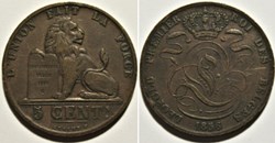 Belgium - 5 Centimes 1856 - Leopold Ist