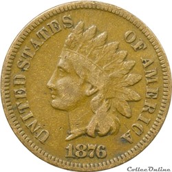 1876 One Cent